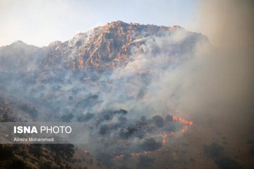 آتش در منطقه حفاظت شده خاییز خوزستان مهار گشت